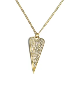Pave Love Necklace