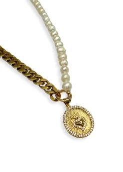 Pearl & Chain Necklace