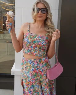 Peasant Floral Maxi Skirt