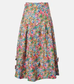 Peasant Floral Maxi Skirt