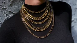 Perfect Curb Smoky 2.3 Necklace