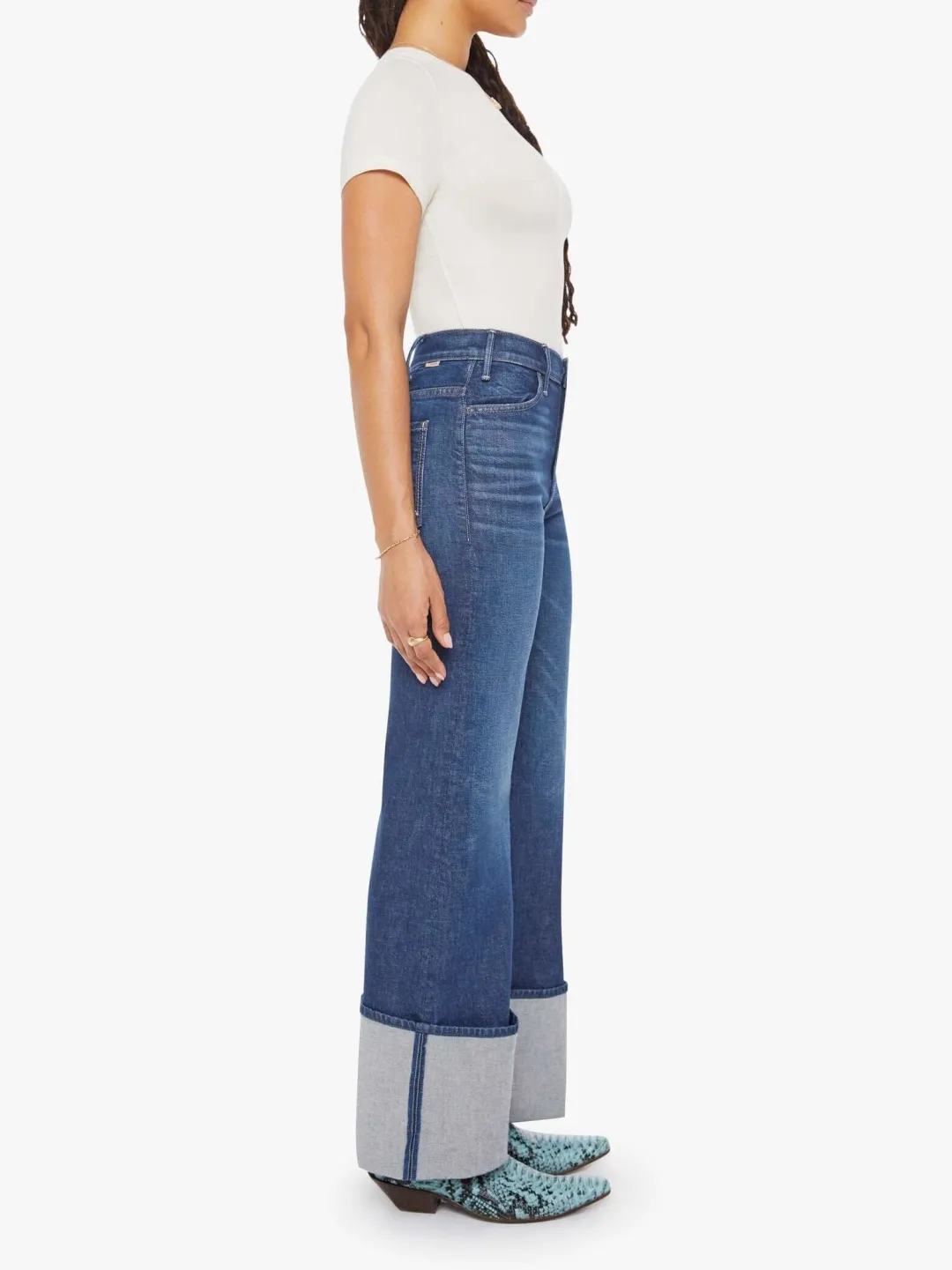 PETITES The Lil' Hustler Roller Sneak Cuff Jeans