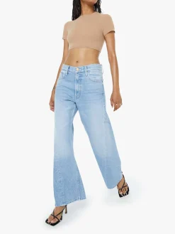 PETITES The Lil' Lemon Twist Sneak Jeans