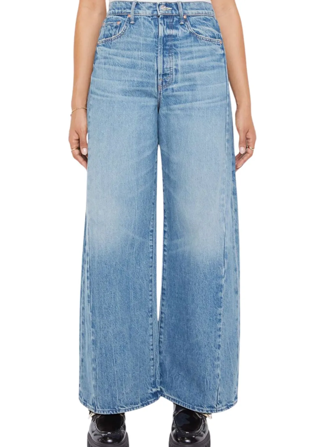 PETITES The Lil' Pipe Dream Button Sneak Jeans