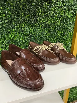 Rachel Woven Leather Loafer