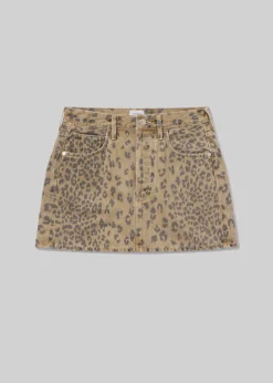 Ramona Mini Skirt in Natural Cheetah