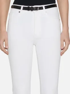 Reboot Crop Jeans in White
