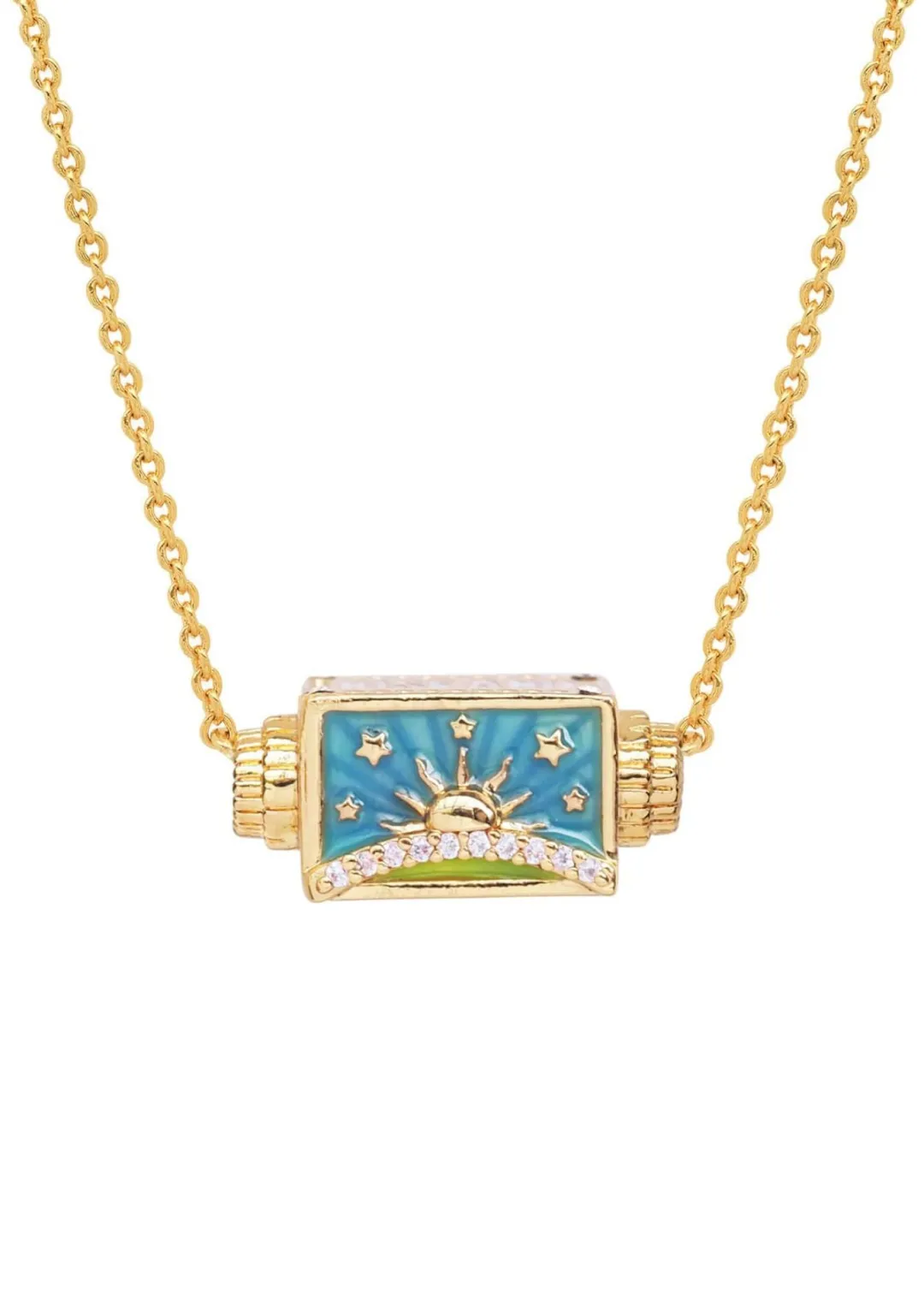 Rise And Shine Spinner Necklace