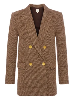 Riva Knit Double Breasted Blazer