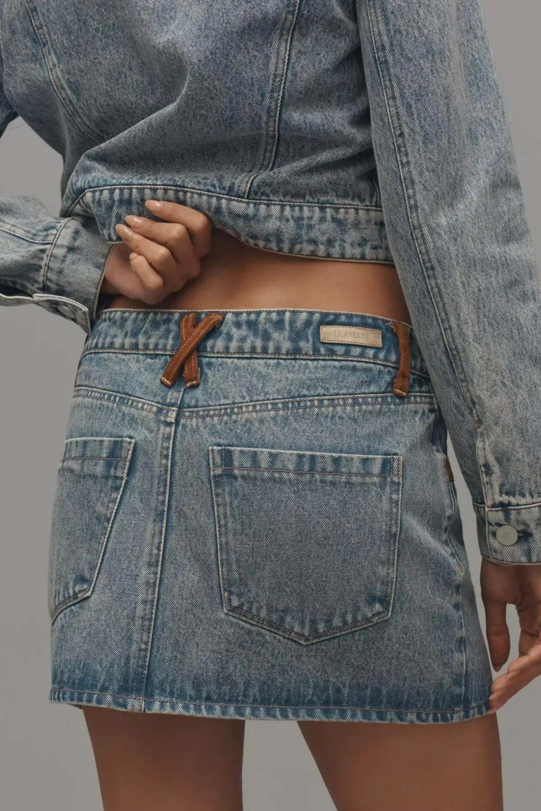 Rodeo Drive Denim Mini Skirt