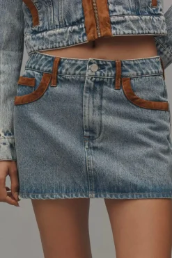 Rodeo Drive Denim Mini Skirt