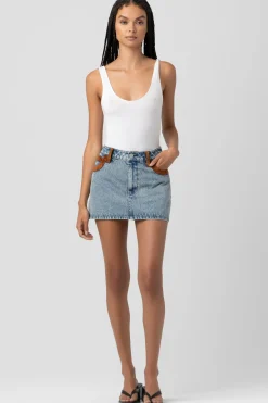 Rodeo Drive Denim Mini Skirt