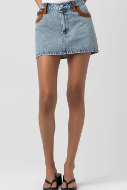 Rodeo Drive Denim Mini Skirt