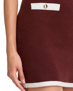 Ruthie Knit Shift Mini Dress