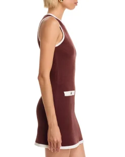 Ruthie Knit Shift Mini Dress