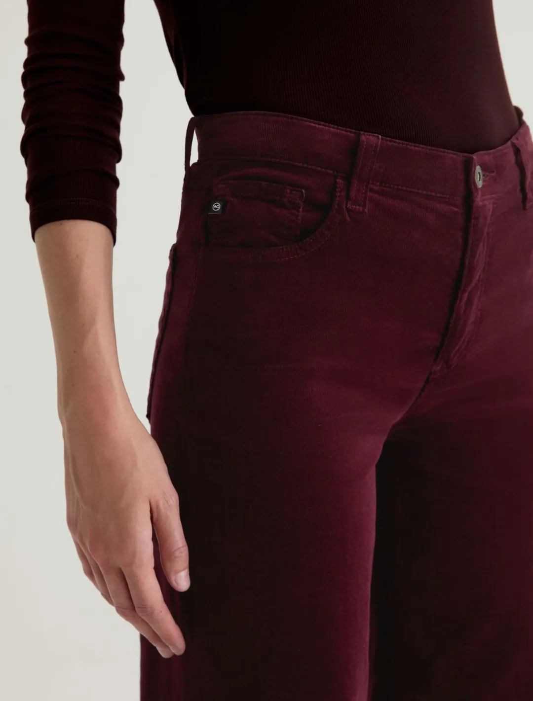 Saige Wide Leg Crop Corduroy Jeans