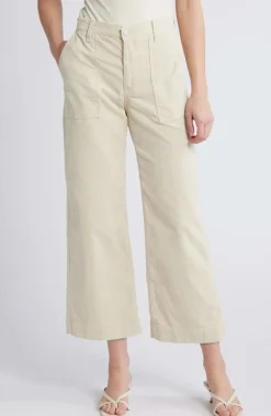 Saige Wide Leg Crop Corduroy Jeans