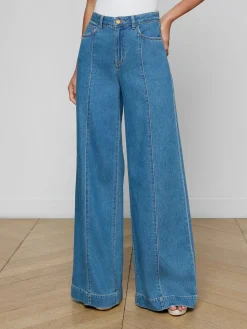 Sandy High Rise Wide Leg Jeans