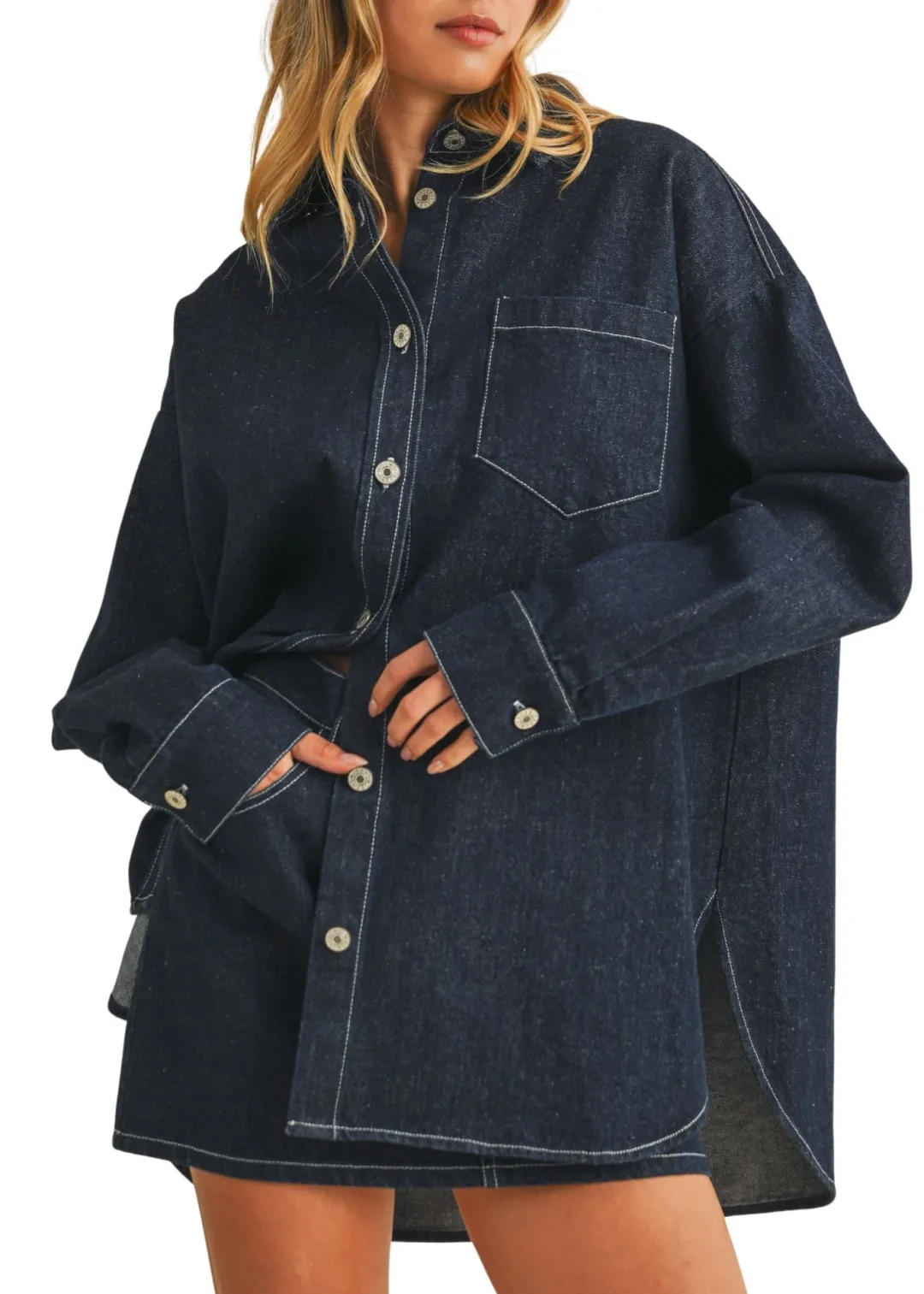 Scarlett Oversized Denim Shirt