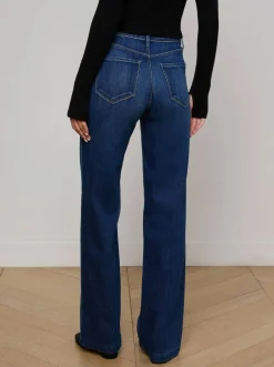 Scottie High Rise Wide Leg Jeans