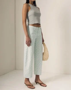 Selena Mid Rise Crop Jeans