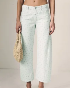 Selena Mid Rise Crop Jeans