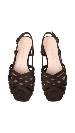 Shelly Lattice Sling Back