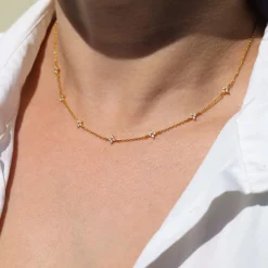 Shimmer Blossom Necklace