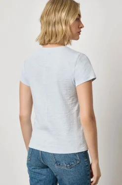 Short Sleeve Back Seam Crewneck