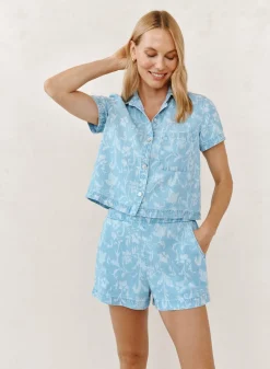 Short Sleeve Pocket Button Down