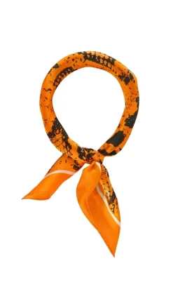 Snake Printed Silky Scarf