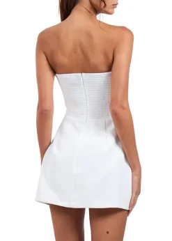 Strapless Skort Romper