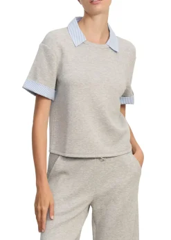 Stuyvesant Mixed Media Top