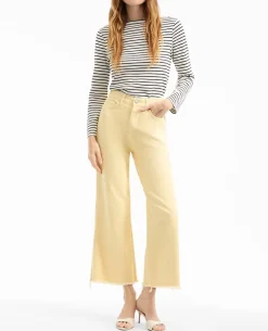 Taylor Cropped Wide Leg Jeans