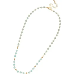 Teal Beaded Necklace