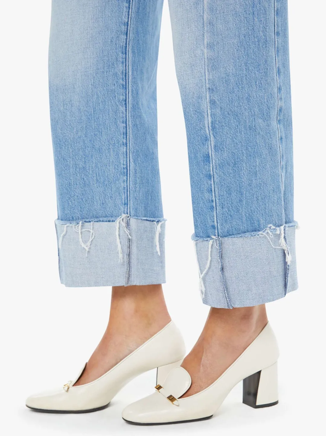 The Half Pipe Ankle Cuff Fray Jeans
