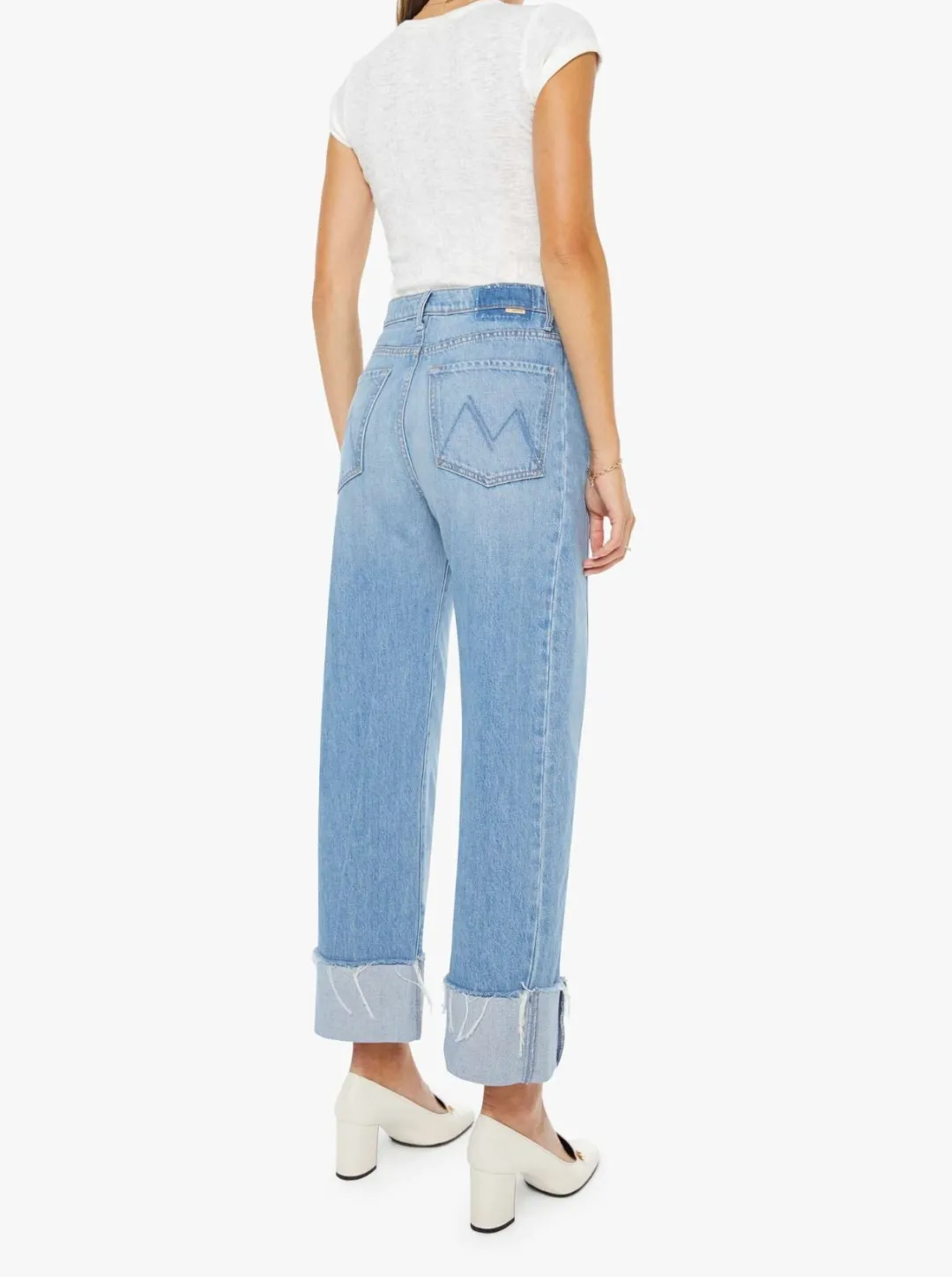 The Half Pipe Ankle Cuff Fray Jeans