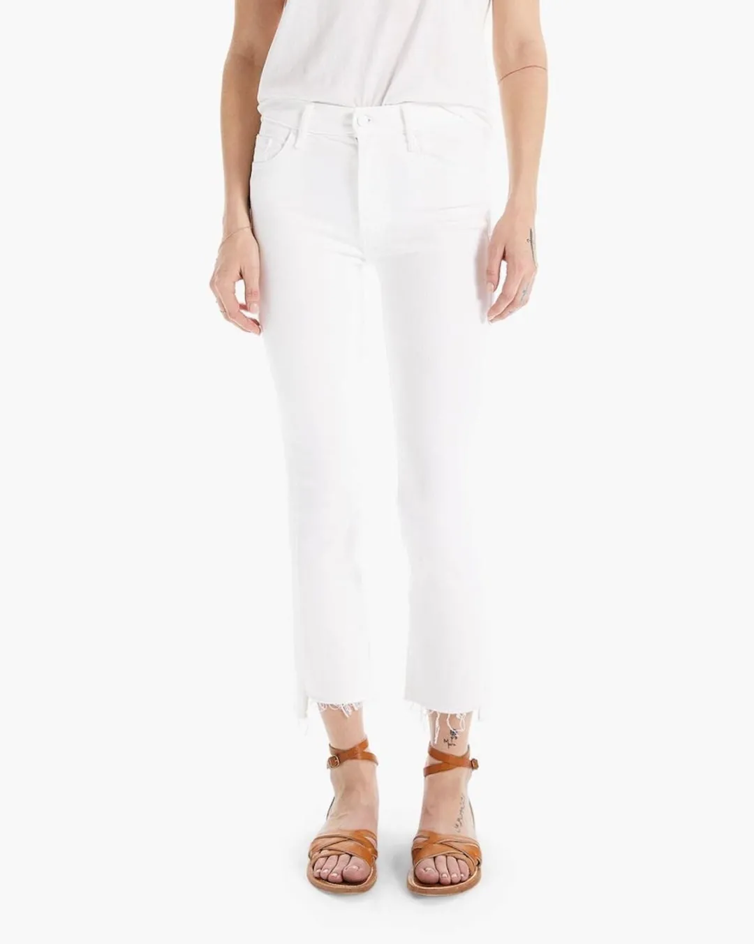 The Insider Crop Step Fray Jeans