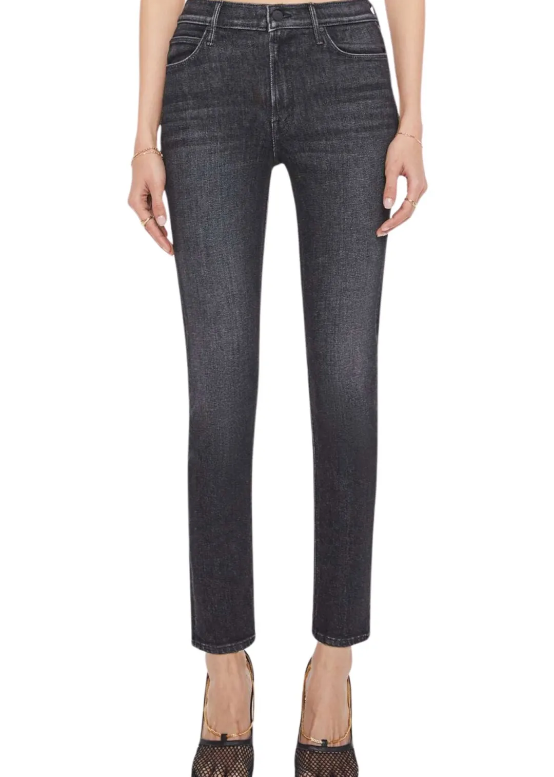 The Mid Rise Dazzler Flood Jeans in Keep it Sharp