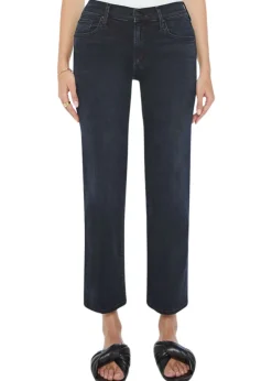 The Mid Rise Rambler Zip Ankle Jeans in Night in Venice