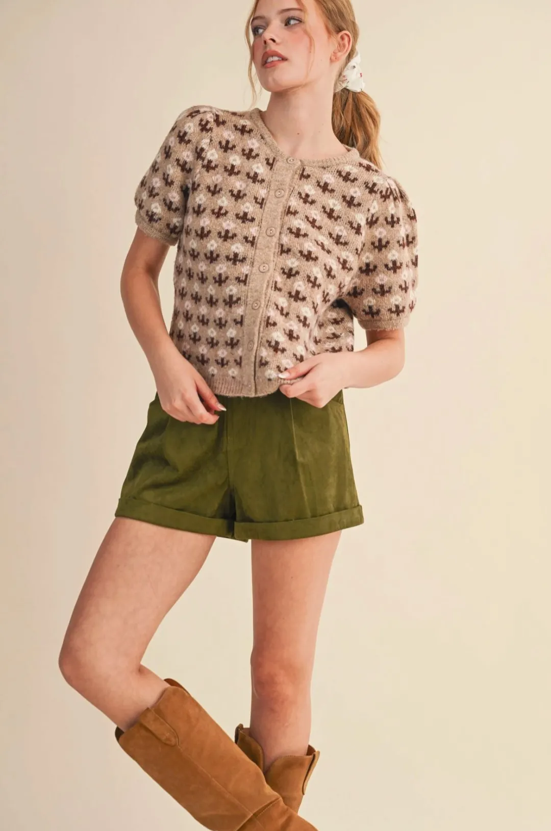 Thea Short Sleeve Cardigan