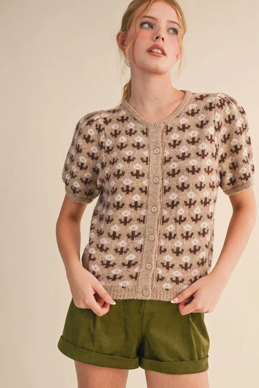 Thea Short Sleeve Cardigan