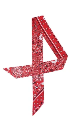 Twilly Bandana Scarf Red