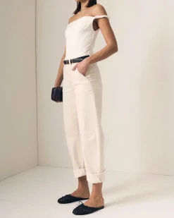 Utility Soft Barrel Jeans With Cuff