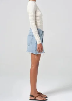 V-Waist Mini Skirt in Force